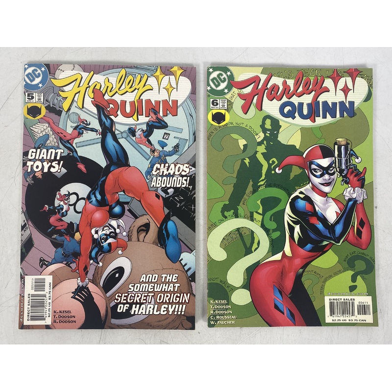 Harley Quinn Lot of 2 Comics #5, #6 2001 DC Comics