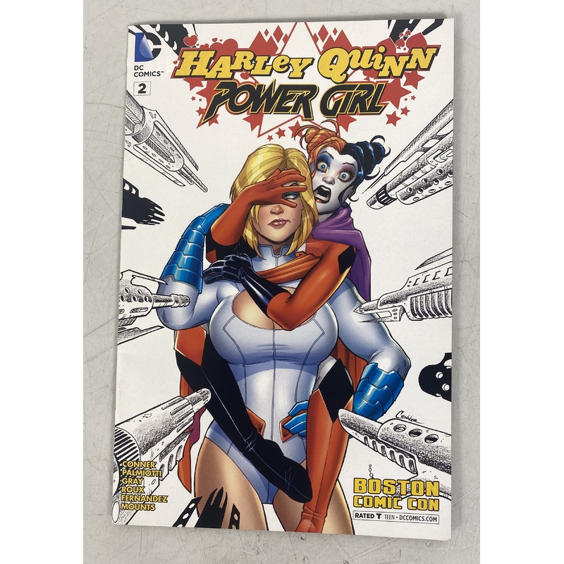 Harley Quinn Power Girl #2 Boston Comic Con Variant