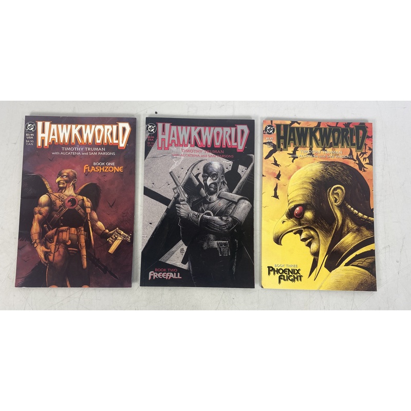 Hawkworld DC Lot of 3 Graphic Novels 1989