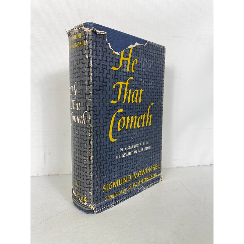 He That Cometh Mowinckel/Anderson American Edition HC DJ