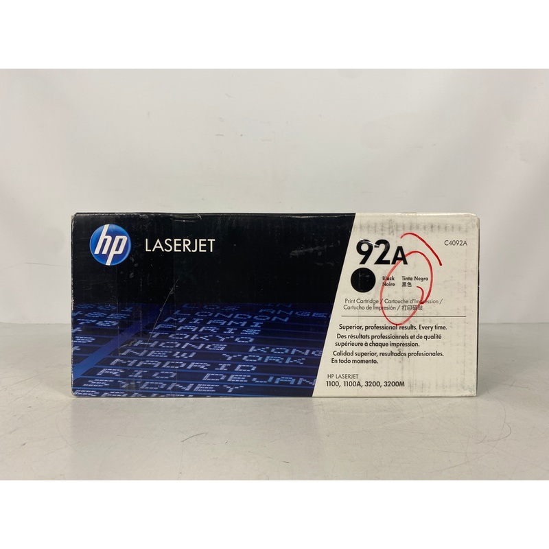 HP LaserJet 92A C4092A Black Toner Cartridge