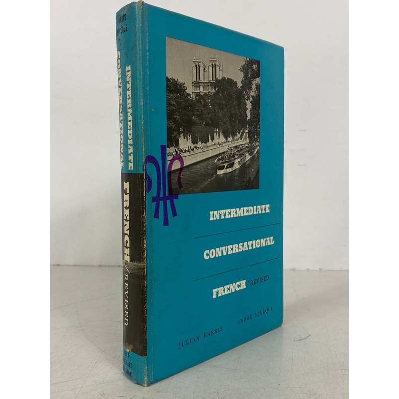 Intermediate Conversational French by Harris/Leveque 1968 Vintage Textbook HC