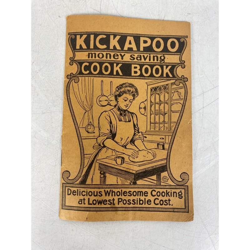 Kickapoo Money Saving Vintage Cook Book