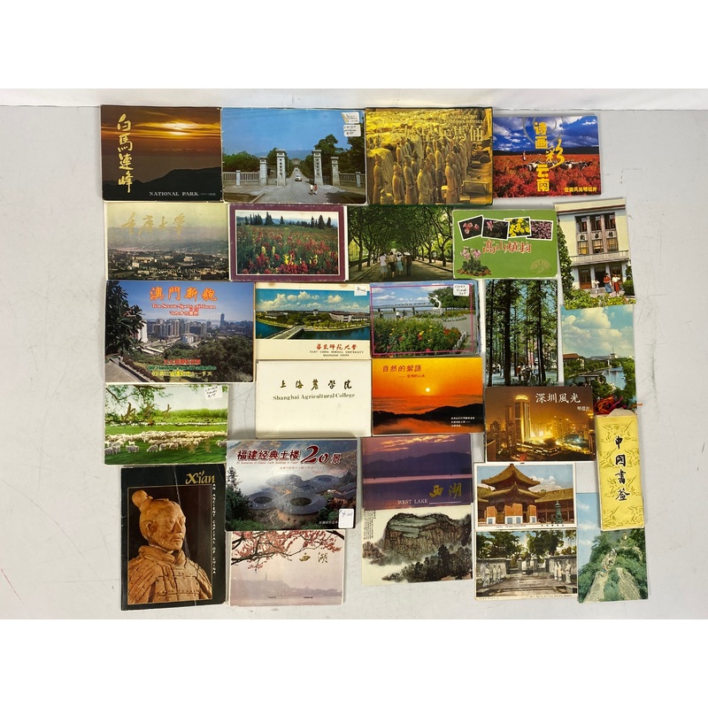 Lot of China Postcards and Travel Ephemera