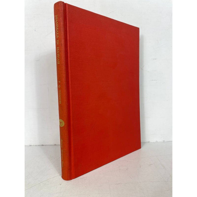 Mammals in Hawaii by P. Quentin Tomich 1969 Vintage HC