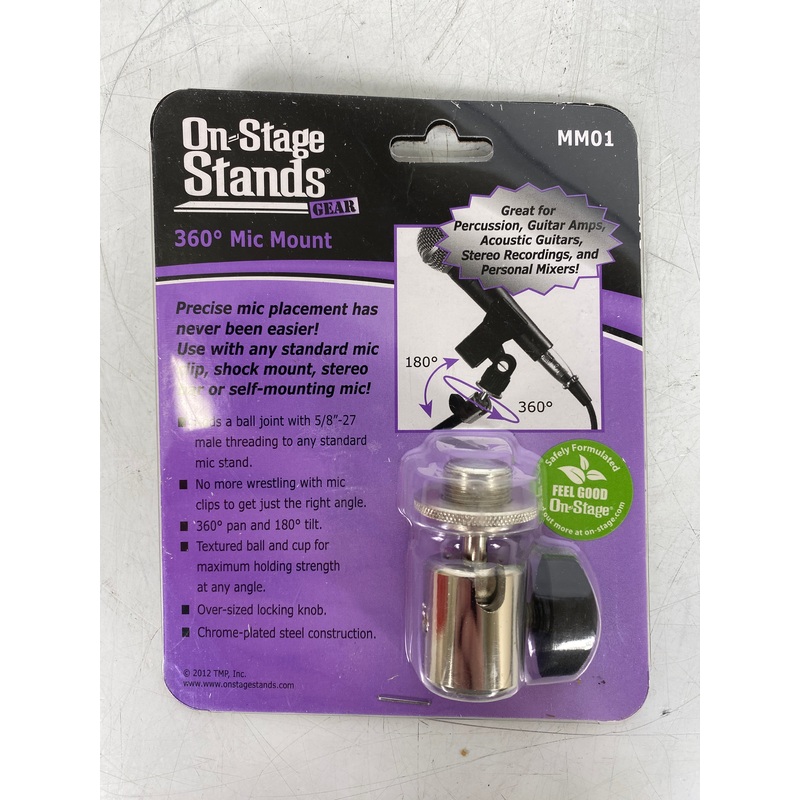 On Stage Stands Gear 360 Mic Mount MM01