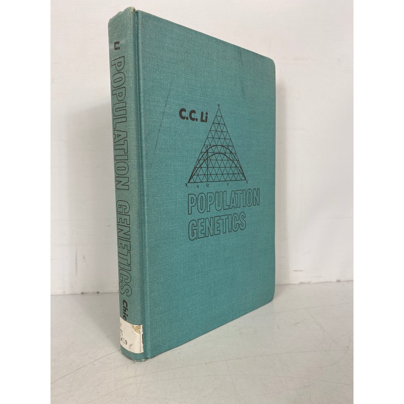 Population Genetics by C.C. Li 1968 Sixth Impression Ex-Library HC