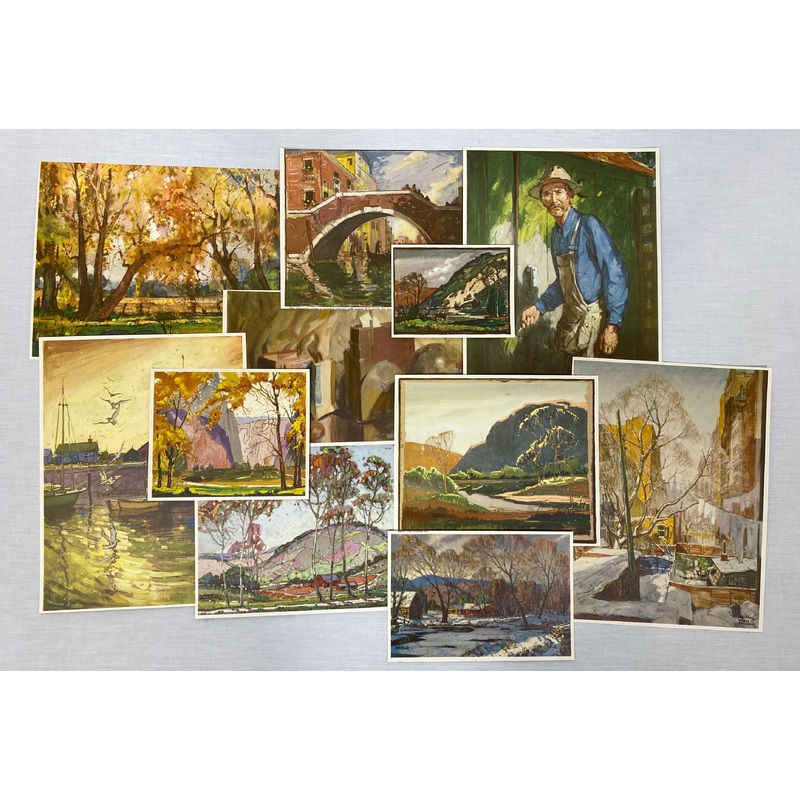 Prints from How to Paint with Casein