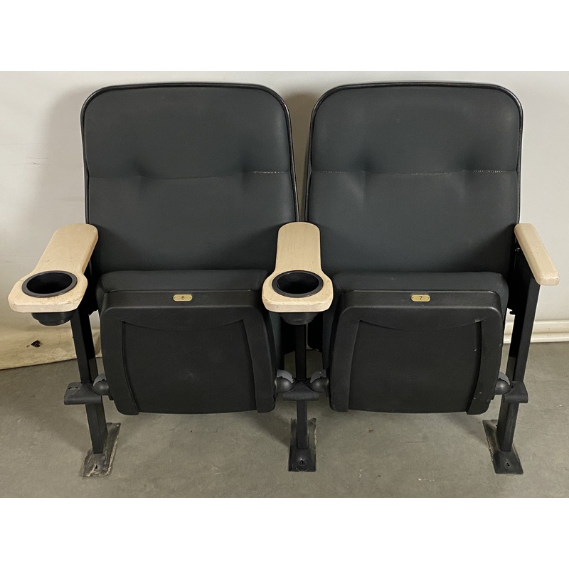 Set of 2 Leather Spartan Stadium Seats – NO Spartan S