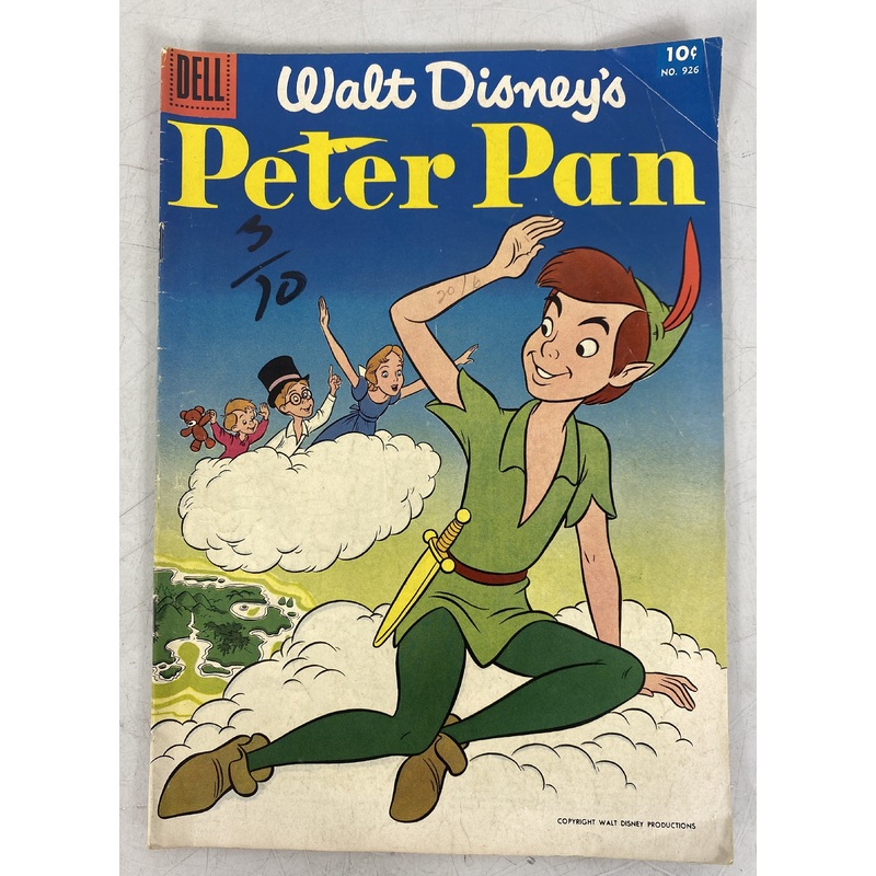 Walt Disney Peter Pan Dell Comics #926 1952