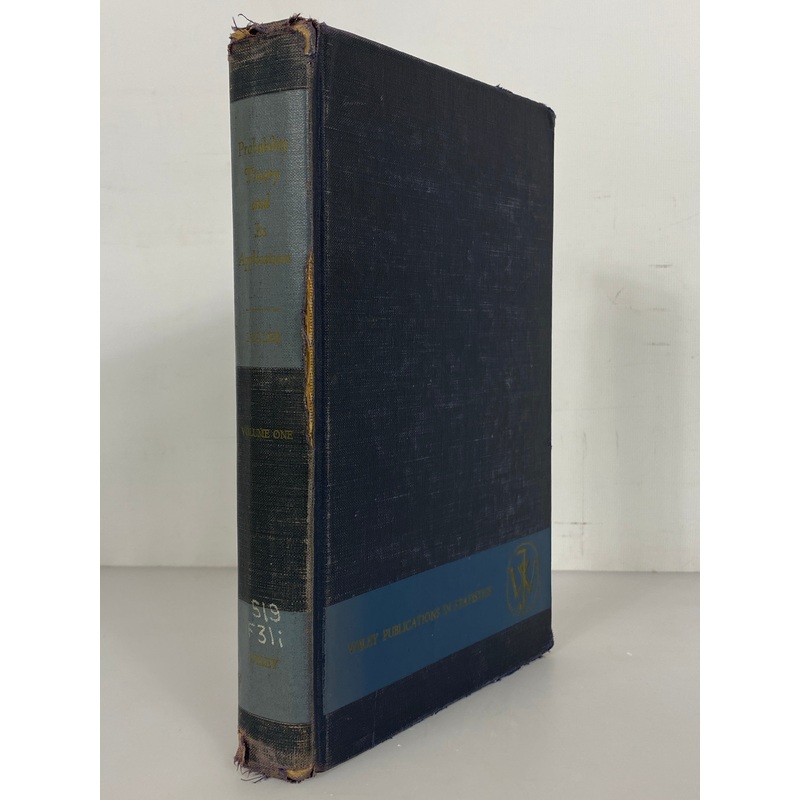 An Introduction to Probability Theory & Its Applications 1 by Feller Ex-Library
