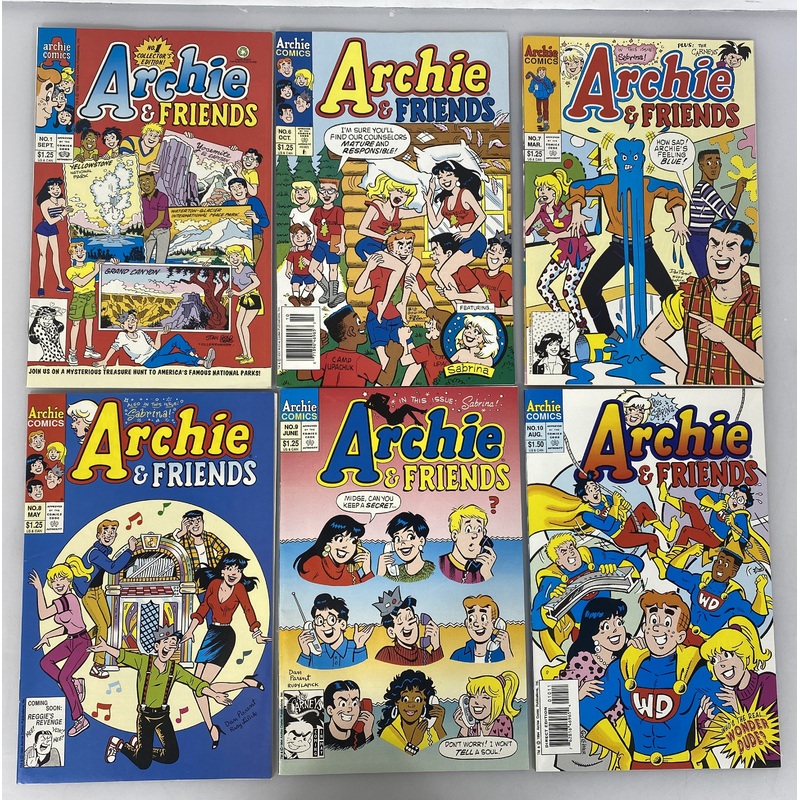 Archie Comic Archie and Friends Lot of 6 1992-1994