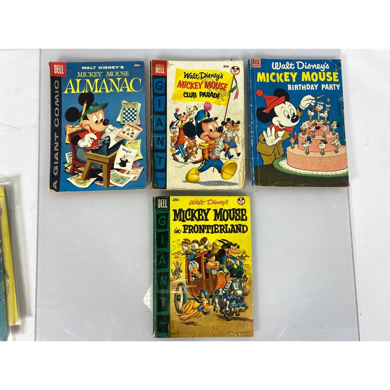 Dell Comics Disney’s Mickey Mouse Lot of 8 1950-1957