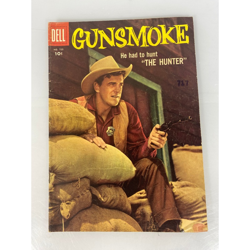 Dell Comics Gunsmoke Comic No. 720 1956