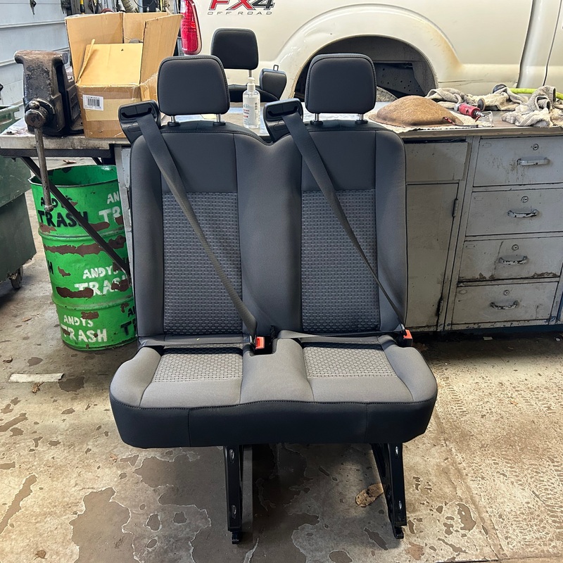 Ford Van 2 Seater with Headrests and Buckle