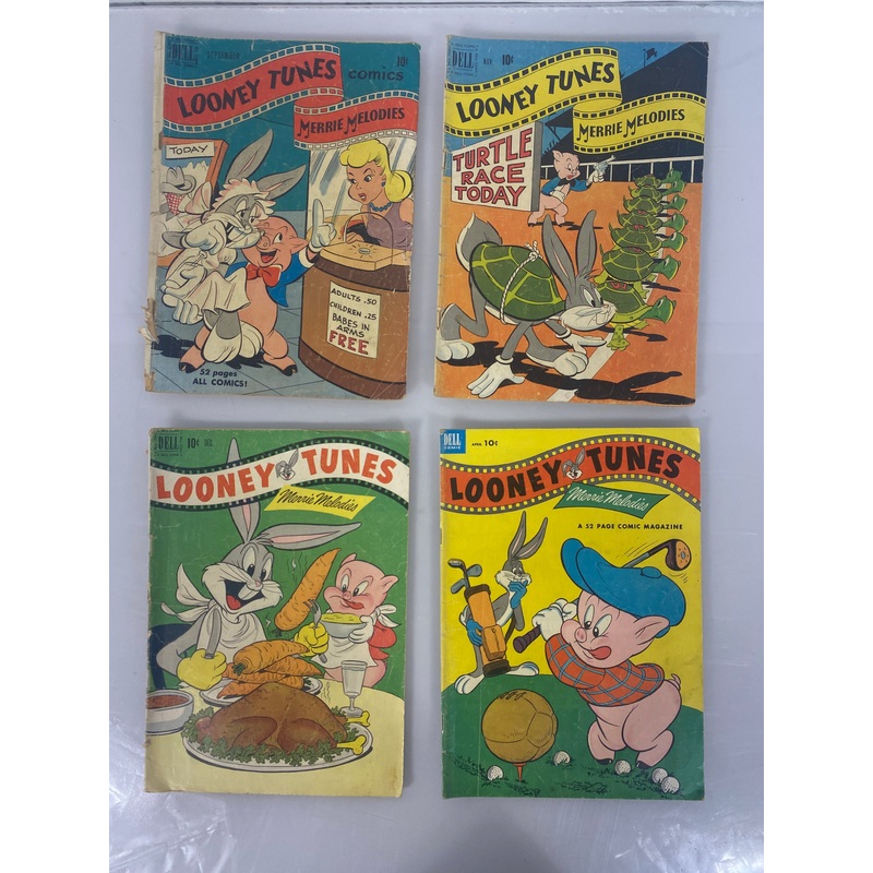 Looney Tunes Merrie Melodies Lot of 10 Dell Comics 1950-1955