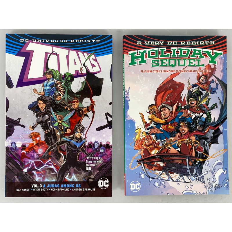 Lot of 2 Titans and Holiday Sequel (DC 2018) Graphic Novels SC