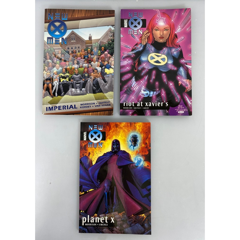 Lot of 3 New X-Men Vol. 2, 4, 6 (Marvel 2002-2004) SC