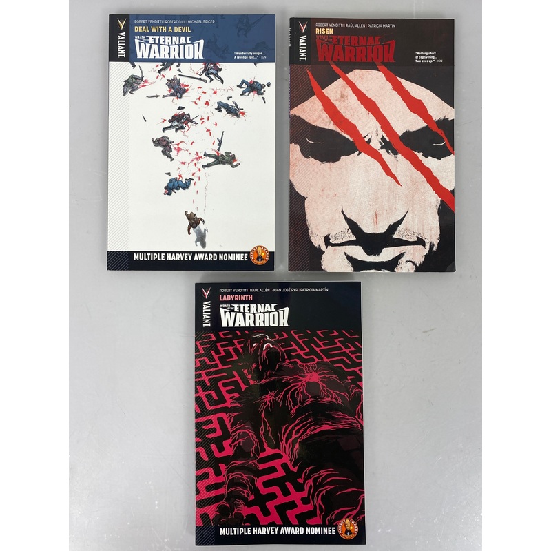 Lot of 3 Valiant Graphic Novels Vol. 1, 2, and 3 (2016-2017) SC