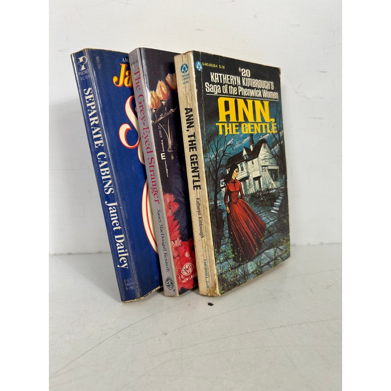Lot of 3 Vintage/Gothic Romance 1970-80s SC