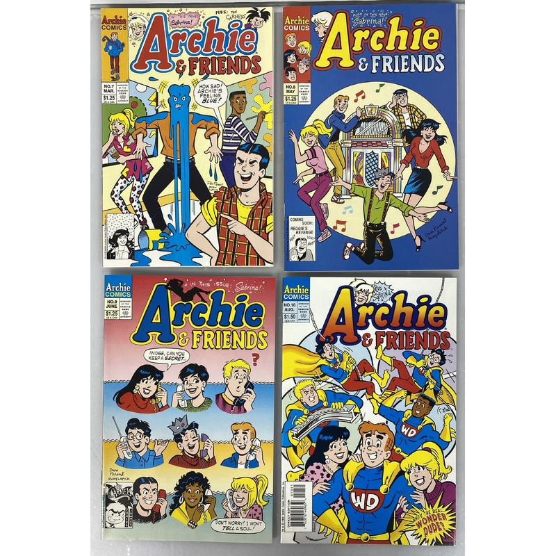 Lot of 4 Archie Comics Archie and Friends 1994