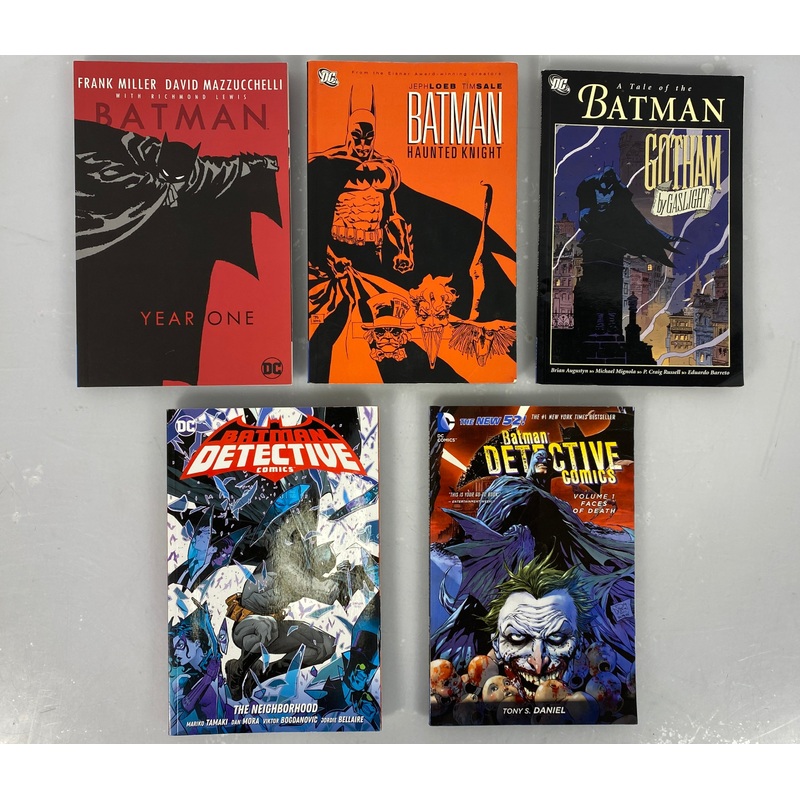 Lot of 5 Batman (DC 1996-2020) Graphic Novels SC