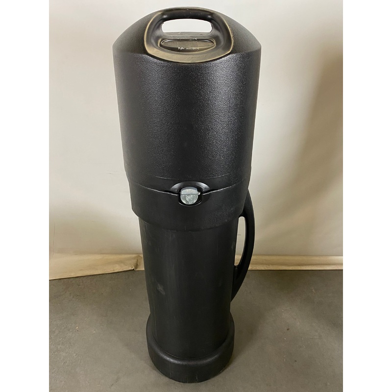 Nimlock Black Circular Storage Case Lockable with Wheels (Push Lock)