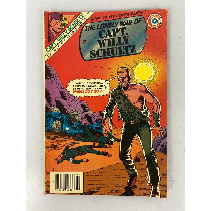 The Lonely War of Capt. Willy Schultz No 76 1985 Charlton Comics
