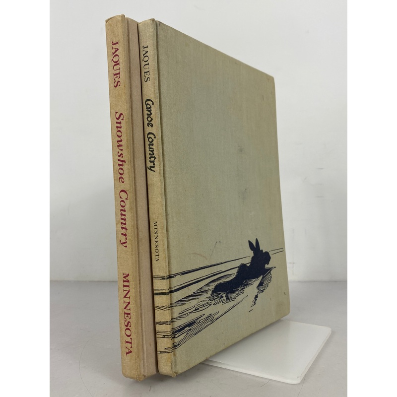 2 Vols: Canoe Country/Showshoe Country Florence Page Jaques Vintage HC