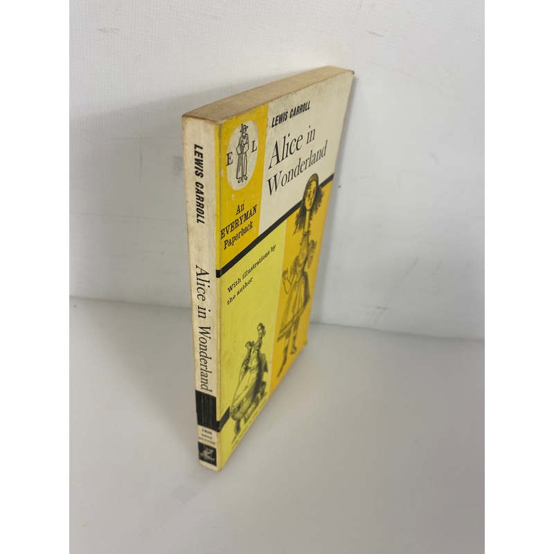 Alice in Wonderland Lewis Carroll vintage Everyman Paperback 1971