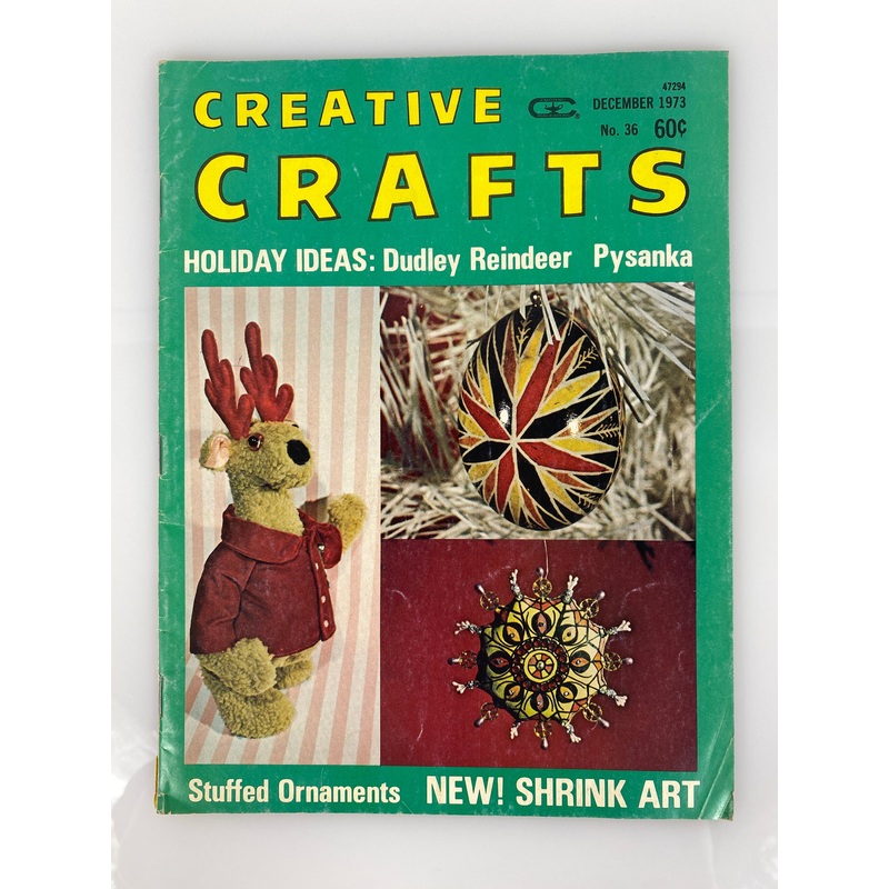 Creative Crafts Vintage Magazine December 1973