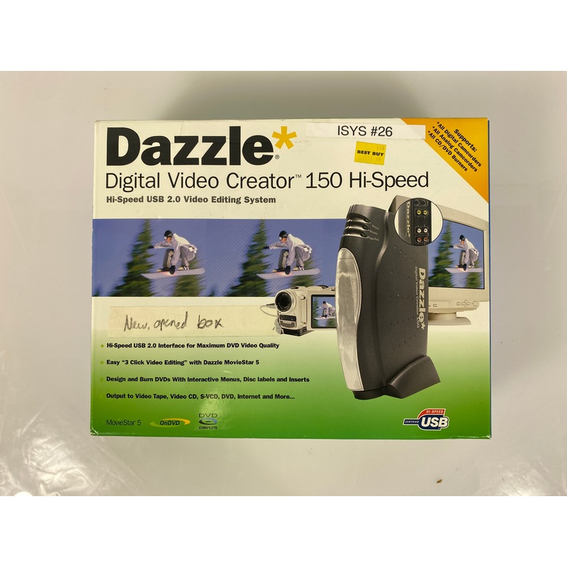 Dazzle Digital Video Creator 150 Hi-Speed USB 2.0 Video Editing System