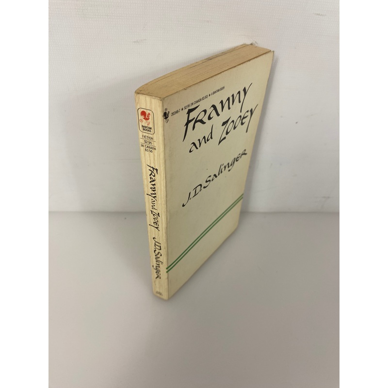 Franny and Zooey JD Salinger Vintage Paperback 1985