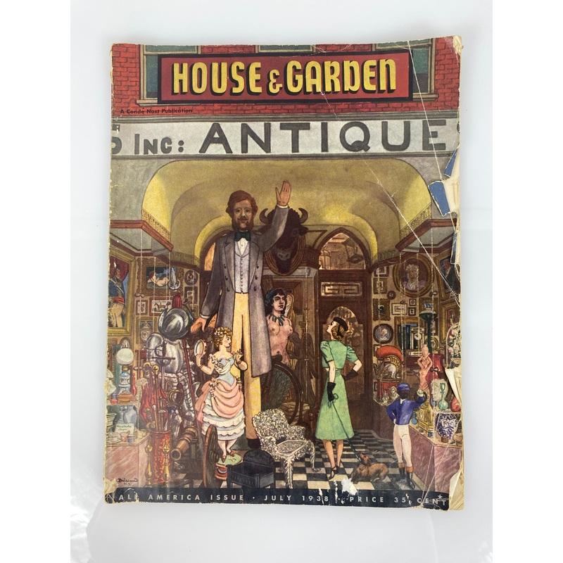 House and Garden All America Issue Vintage Magazine 1938