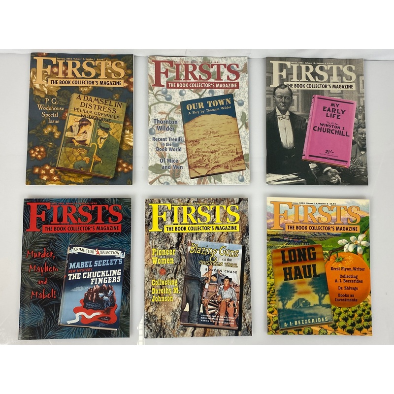 Lot of 10 Firsts Book Collector’s Magazine (2003 Full Year)
