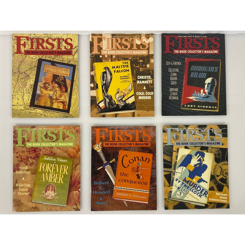Lot of 11 Firsts Book Collector’s Magazine (2000 Full Year)