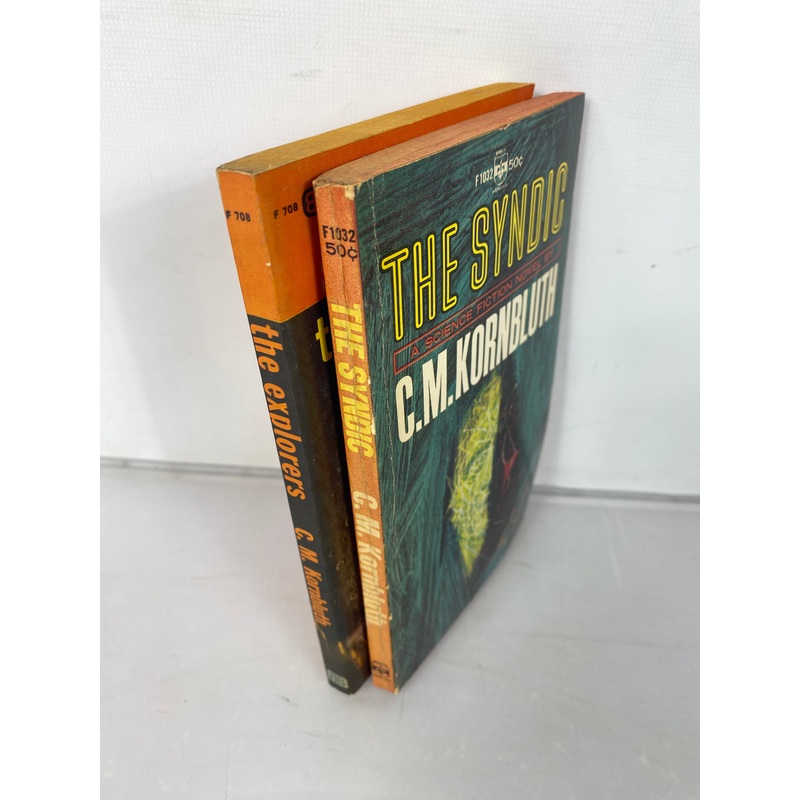Lot of 2 Science Fiction Paperbacks CM Kornbluth 1963-1965