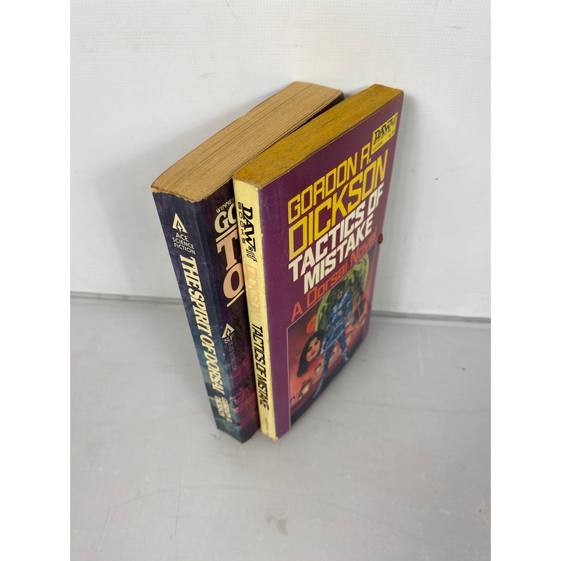 Lot of 2 Science Fiction Paperbacks Gordon Dickson 1972-1980