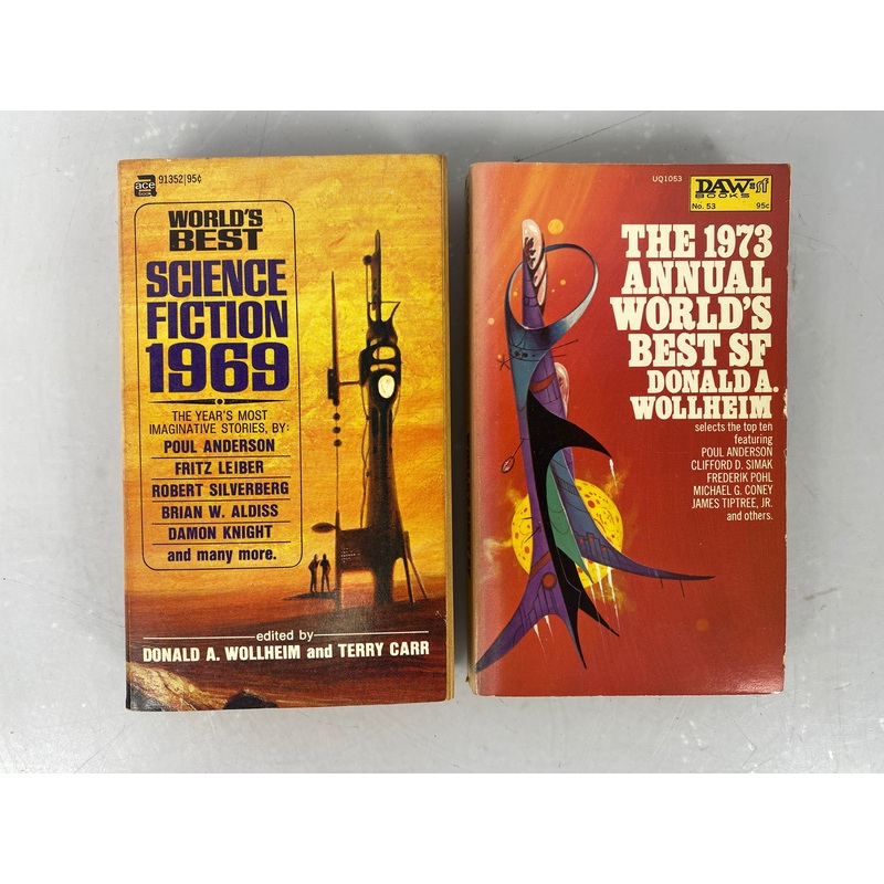 Lot of 2 Science Fiction World’s Best Science Fiction 1969, 1973 SC