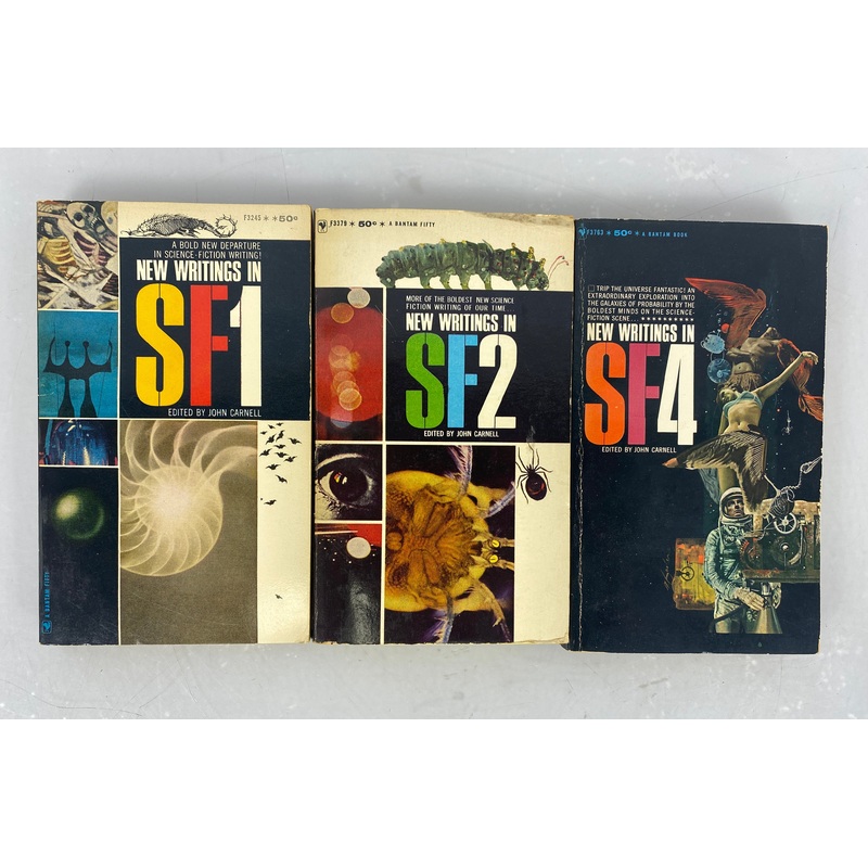 Lot of 3 New Writings in Sci Fi (SF) John Carnell 1964-1966
