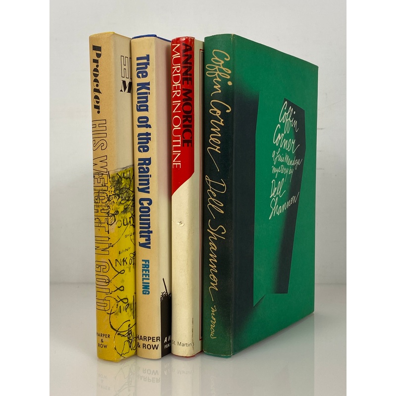 Lot of 4 Vintage Mystery/Suspense Novels 1965-79 HC DJ BCE