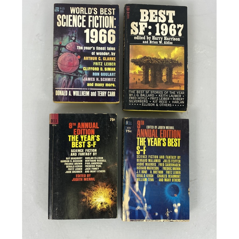 Lot of 4 Year’s Best Science Fiction 1963-1967