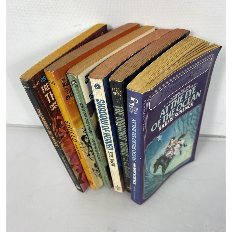Lot of 6 Vintage Science Fiction Paperbacks (Lot #2) 1963-1981