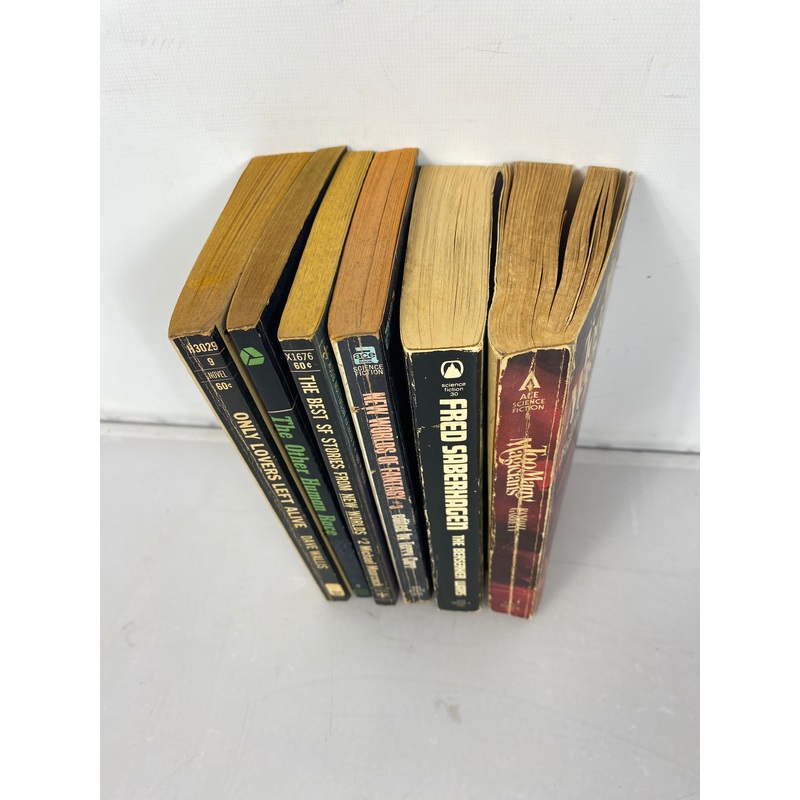 Lot of 6 Vintage Science Fiction Paperbacks (Lot #4) 1964-1983 SC