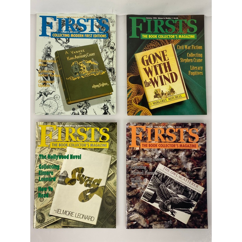 Lot of 7 Firsts Book Collector’s Magazine (1995-1998)