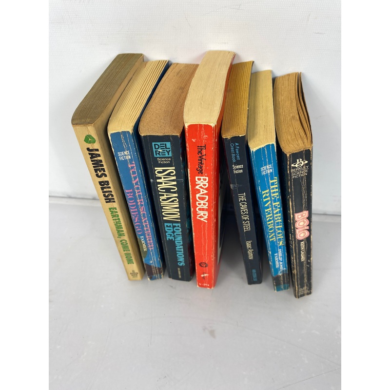 Lot of 7 Vintage Science Fiction Paperbacks (Lot #5) 1965-1984 SC
