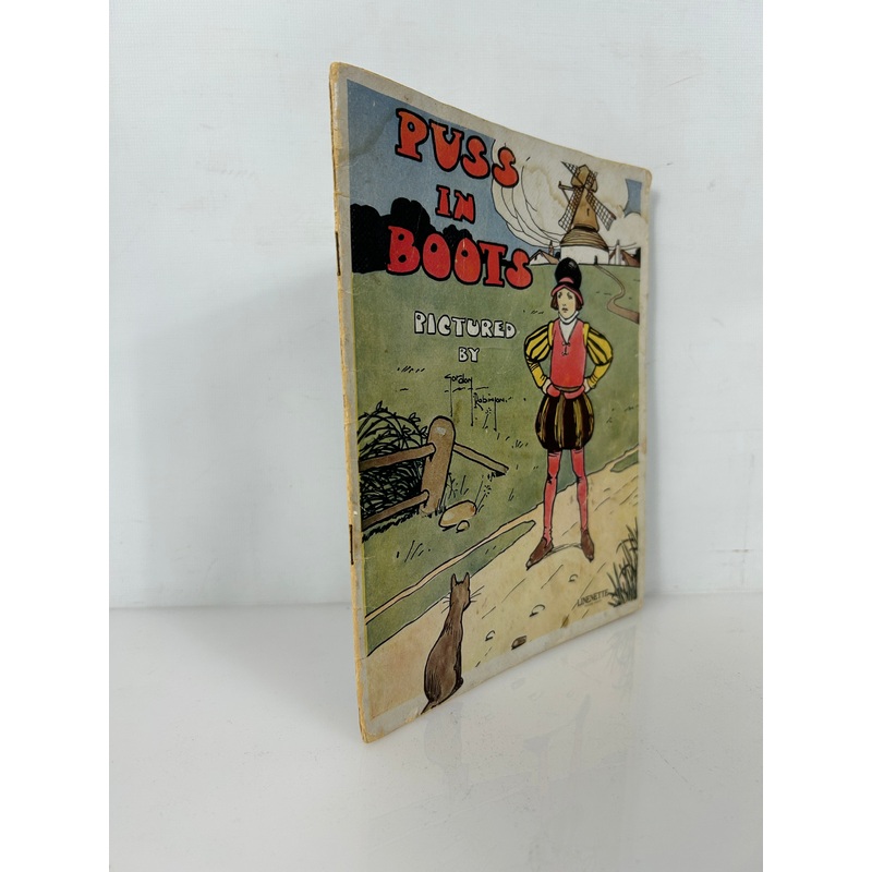 Rare Puss In Boots  Ill Gordon Robinson 1935