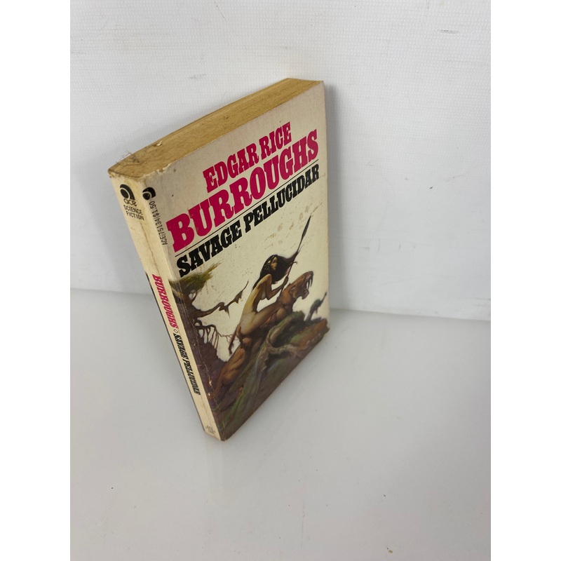 Savage Pellucidar Edwsrd Rice Burroughs Vintage Ace paperback 1963