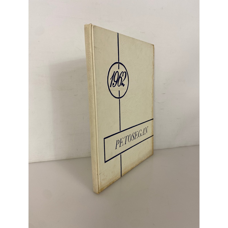 1962 Petoskey High School Yearbook Petosegan Petoskey Michigan HC