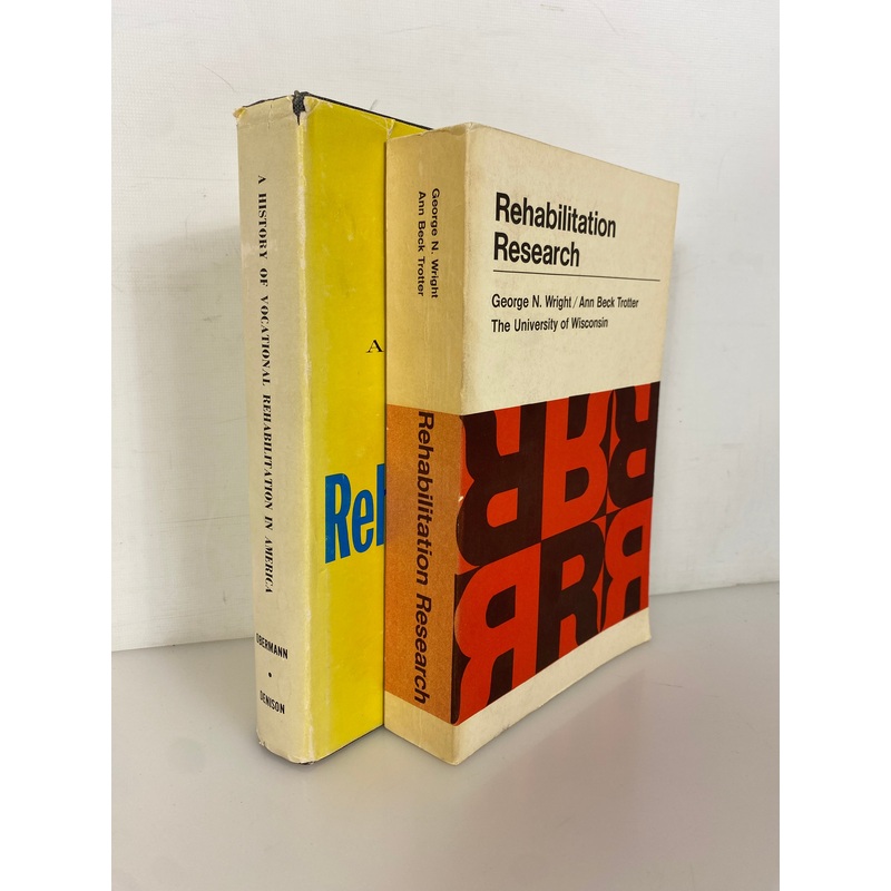 2 Volumes: Rehabilitation Research/A History of Vocational Rehabilitation 1968
